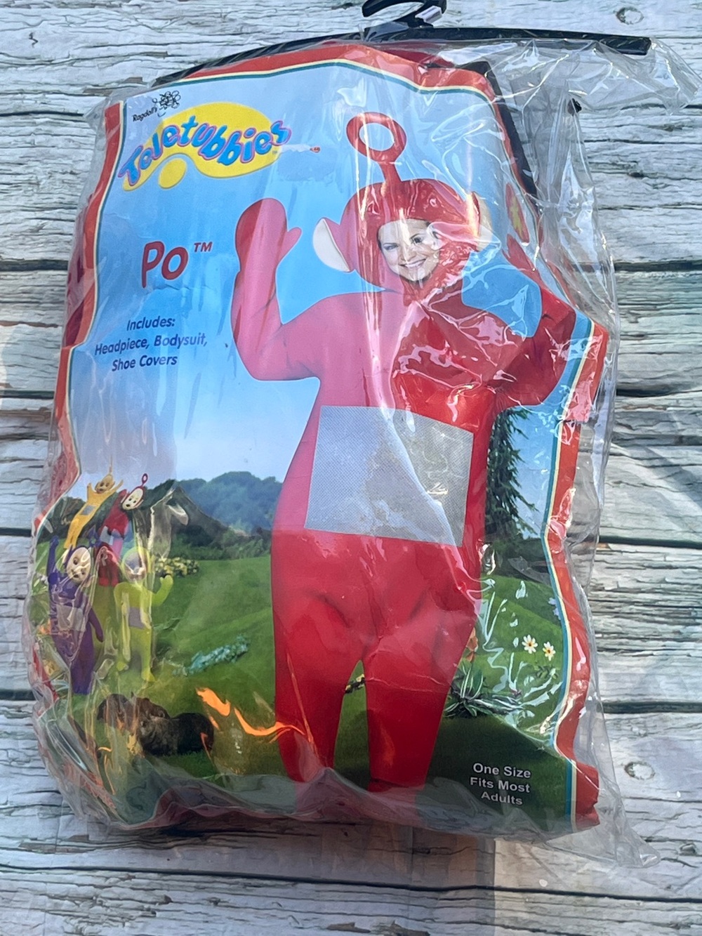 Po Teletubbies red costume